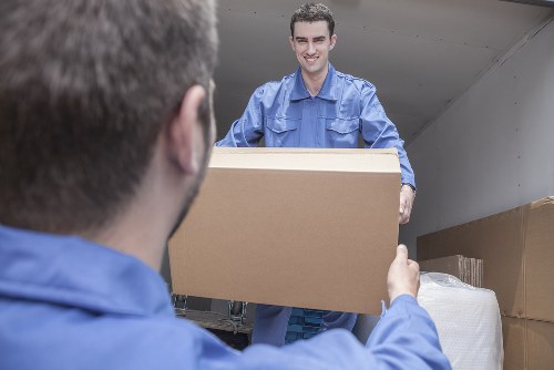 Customer using secure storage booking paperwork at Earlscourt Storage