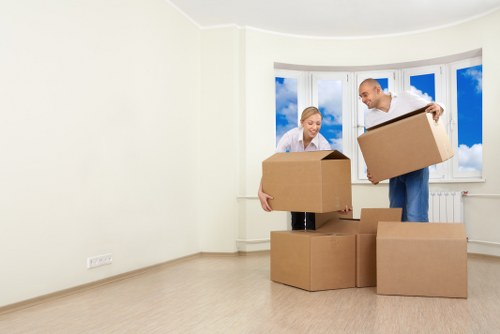Organized storage space for household belongings in Earlscourt