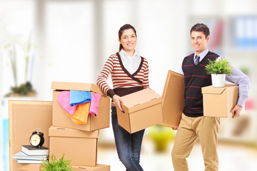 Fragile items securely packed for removals in Earlscourt