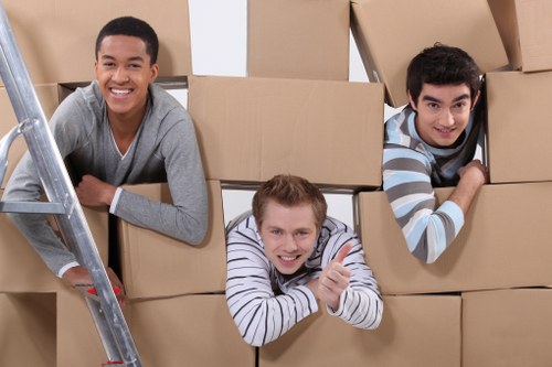 Preparing furniture for storage in Earlscourt