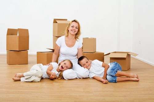 Neatly arranged storage in Earlscourt for furniture and seasonal belongings